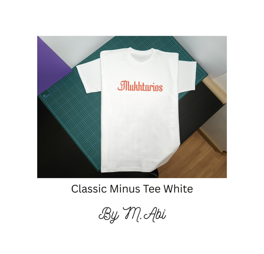 Classic Minus Tee White