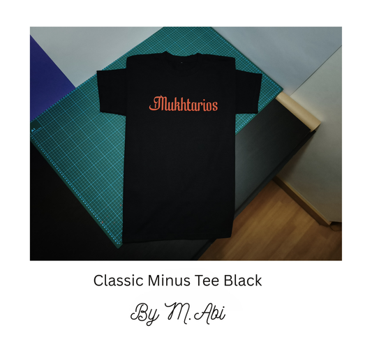 Classic Minus Tee Black